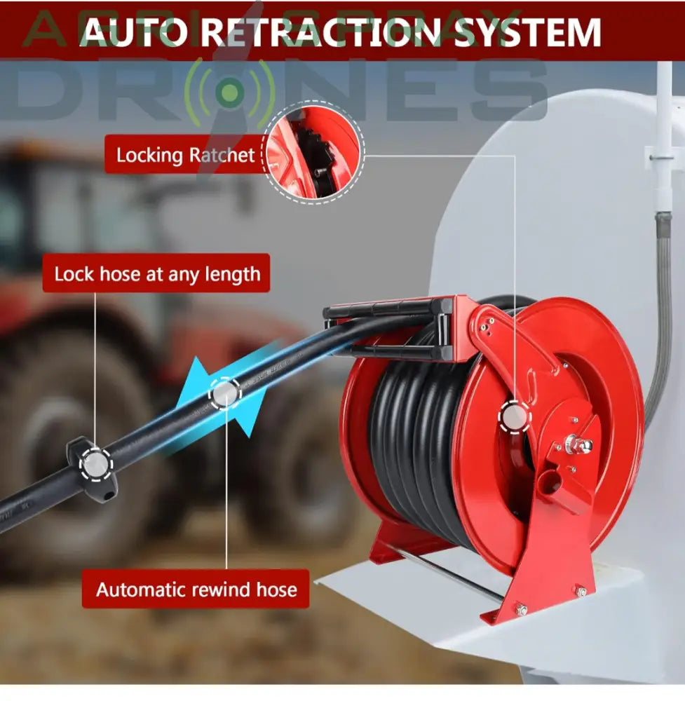 1’ X 50Ft Retractable Hose Reel