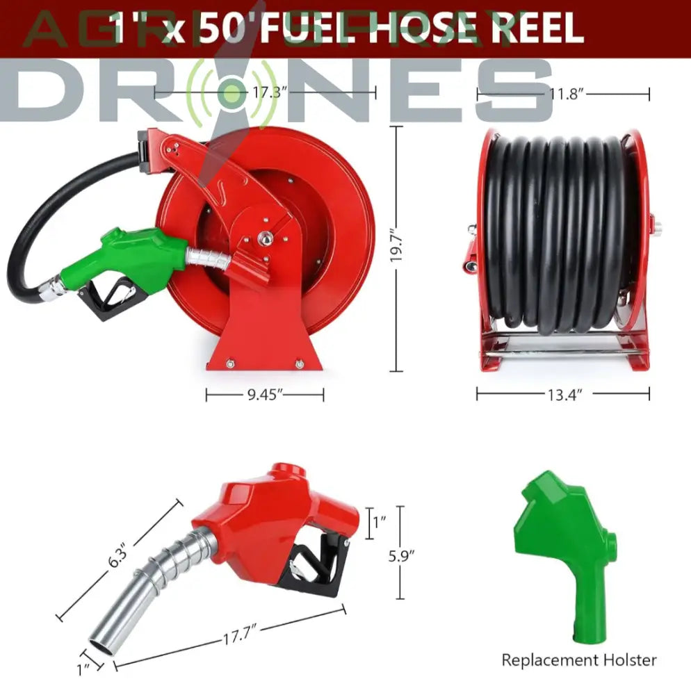 1’ X 50Ft Retractable Hose Reel