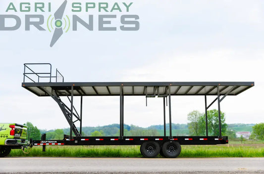 A Quick Guide to Setting Up a Spray Drone Trailer