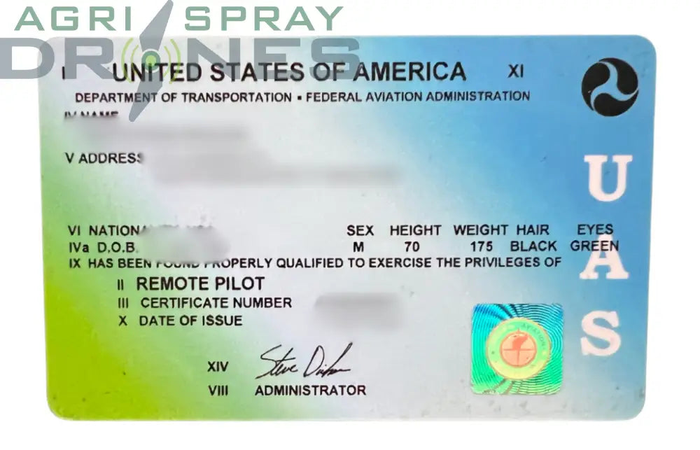 Agri Spray Drones Part 107 In-Person Training Class